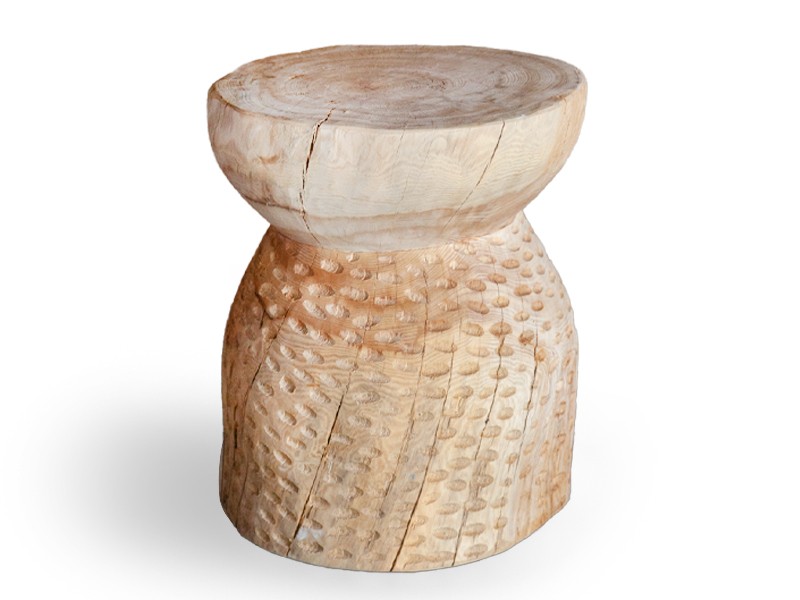 Large African Drum Stool Large African Drum Stool